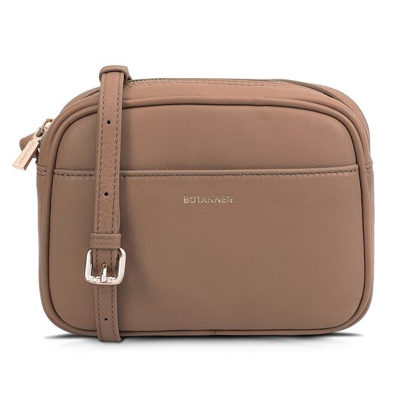 Genuine Leather Crossbody Bag With An Adjustable Strap And Top Zip ^-^ - Picture 1 of 6
